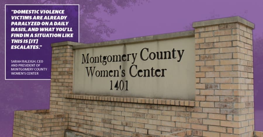 'When home is not your safe place': Domestic violence cases jump 35% in Montgomery County during coronavirus