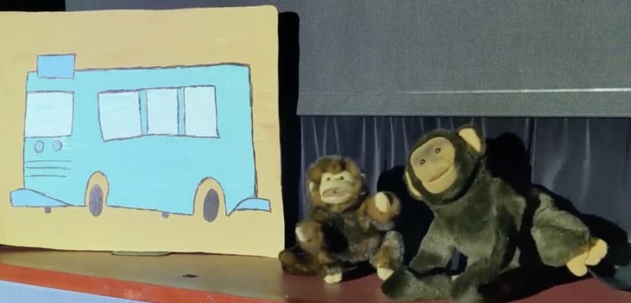 In addition to prerecorded story time videos, the Frisco Public Library is uploading two puppet show videos per week. (Screenshot courtesy of Frisco Public Library)