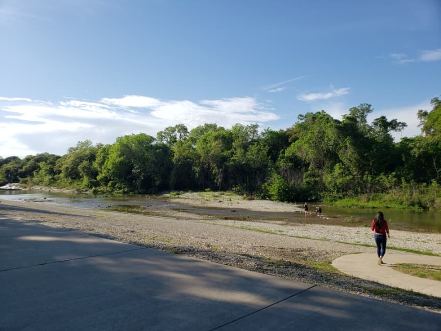 The city of Georgetown closed Blue Hold Park April 2 to enforce social distancing practices. (Ali Linan/Community Impact Newspaper)