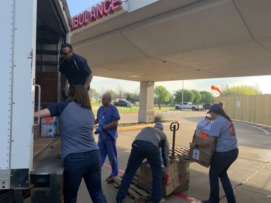 McKinney ISD Health Department donates protective supplies to local hospitals