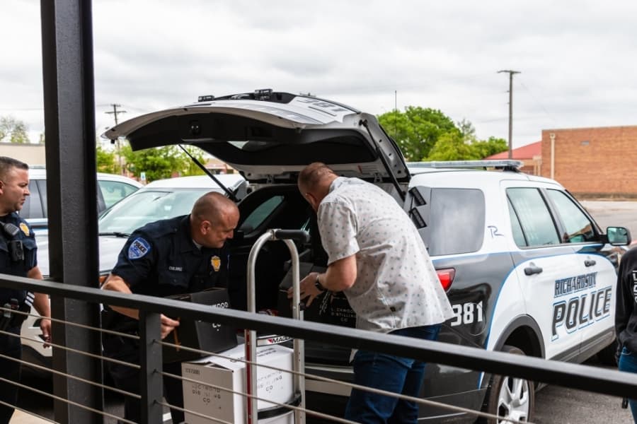 Medical gear, sanitation items donated to first responders in Richardson