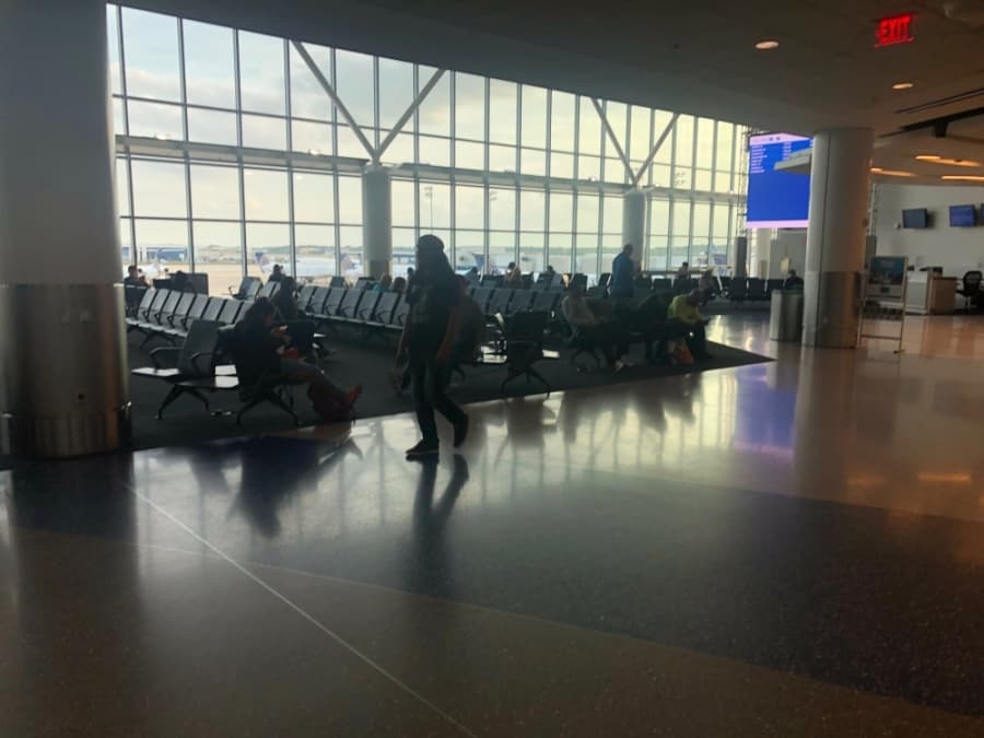 Houston Airport System officials expect March passenger data to be significantly lower than in other months. Foot traffic at IAH was light March 24. (Emily Heineman/Community Impact Newspaper)