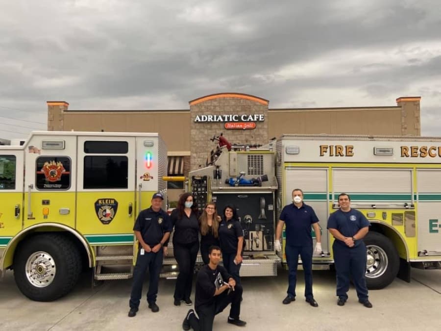 Adriatic Cafe feeding first responders for free in Jersey Village, Tomball, Spring