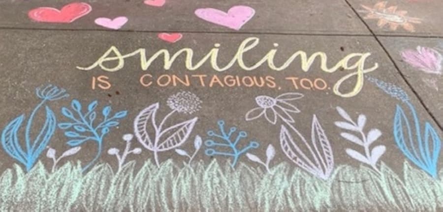 ‘Smiling is contagious, too’: Sidewalk chalk art contest held in three Leander neighborhoods