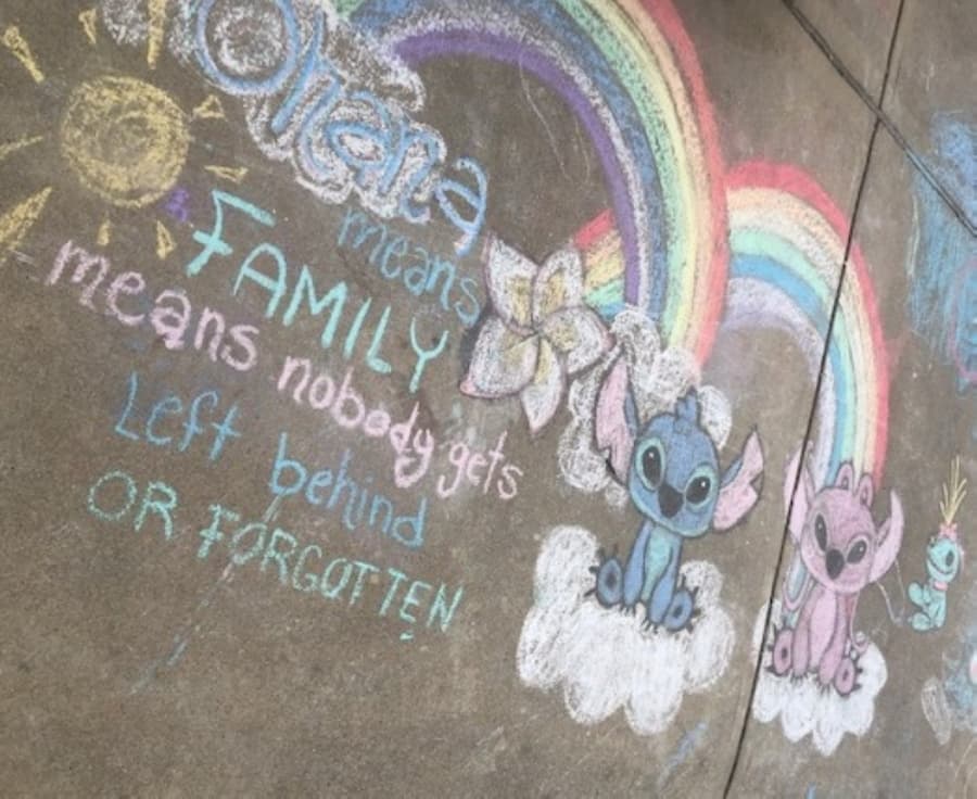 A Leander realty company recently sponsored a sidewalk chalk art contest called a Chalk Art Walk in three Leander neighborhoods. (Courtesy Andrew Fox)