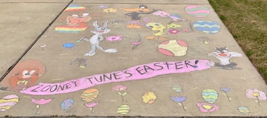 A Leander realty company recently sponsored a sidewalk chalk art contest called a Chalk Art Walk in three Leander neighborhoods. (Courtesy Andrew Fox)