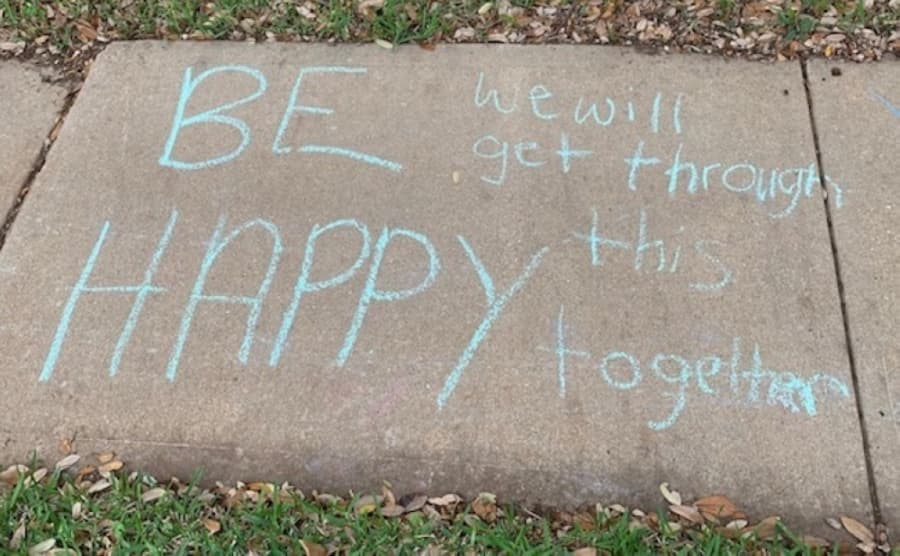 A Leander realty company recently sponsored a sidewalk chalk art contest called a Chalk Art Walk in three Leander neighborhoods. (Courtesy Andrew Fox)