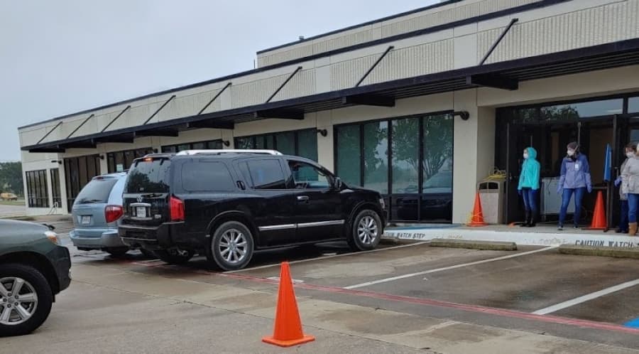 Grapevile-Colleyville ISD technology support staff provide repairs for devices from students and teachers. (Courtesy Grapevine-Colleyville ISD)