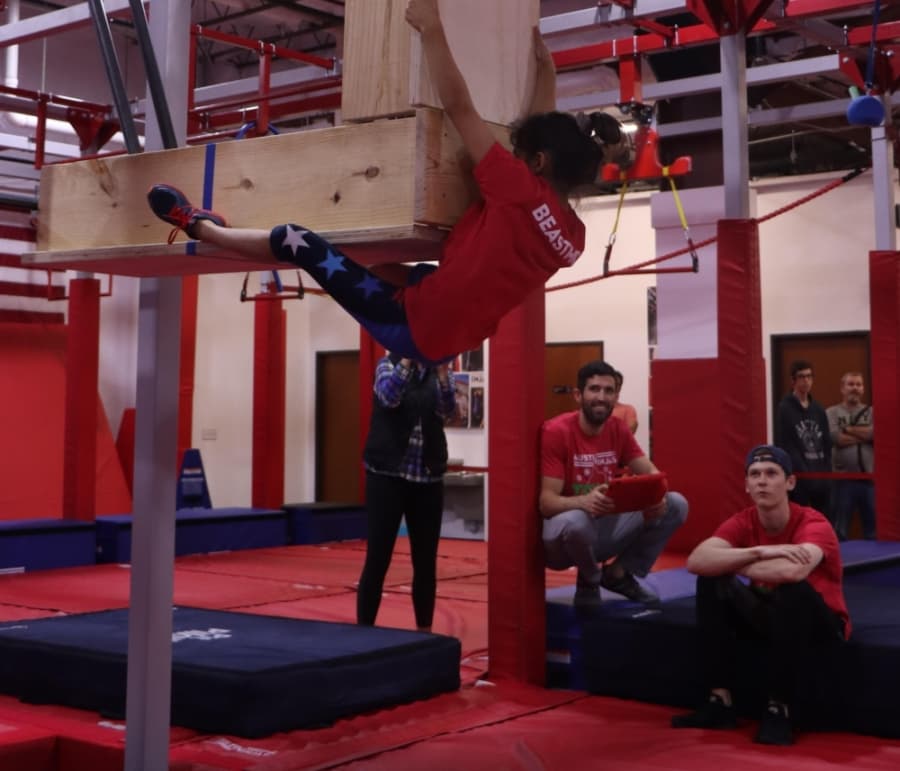 Lexi Vasquez trains at Austin Ninjas in Cedar Park. (Courtesy Jennifer Halla)