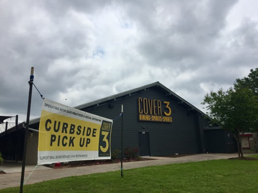 Cover 3, located at 2800 N. I-35, Ste. 200, Round Rock, is offering curbside pickup amid coronavirus restrictions. (Taylor Jackson Buchanan/Community Impact Newspaper)
