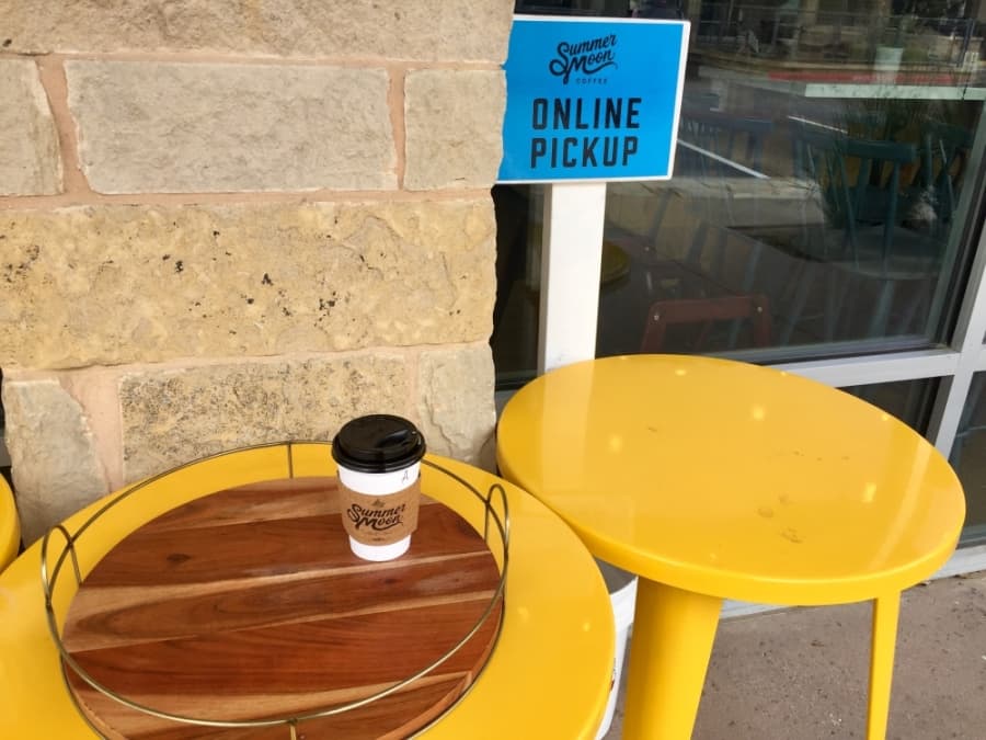 In addition to counter service takeout options, customers can order online and pick up their purchase curbside at Summer Moon. (Taylor Jackson Buchanan/Community Impact Newspaper)