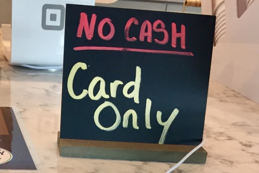 Some Round Rock restaurants have gone cashless in effort to minimize the spread of germs amid the global pandemic. (Taylor Jackson Buchanan/Community Impact Newspaper)