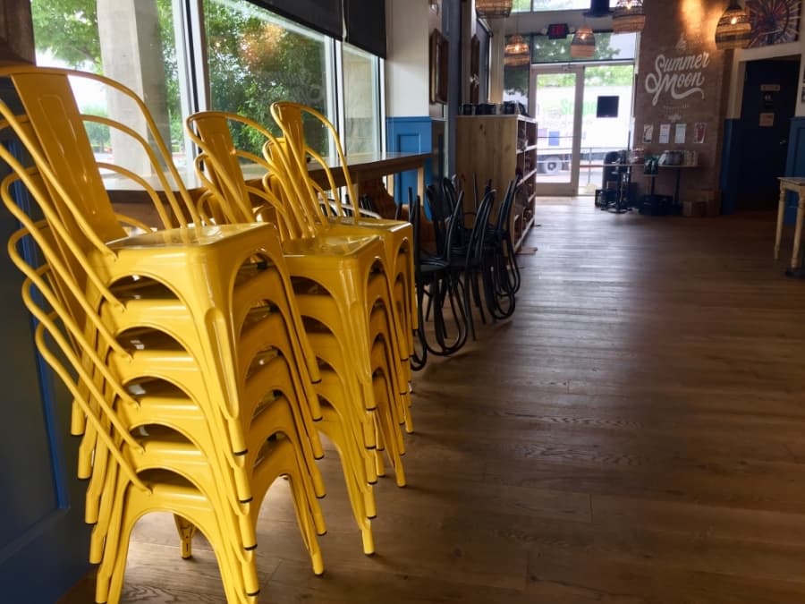 Summer Moon Coffee, located at 200 University Blvd., Ste. 110, Round Rock, has temporarily closed the dine-in portion of the coffee shop. (Taylor Jackson Buchanan/Community Impact Newspaper)
