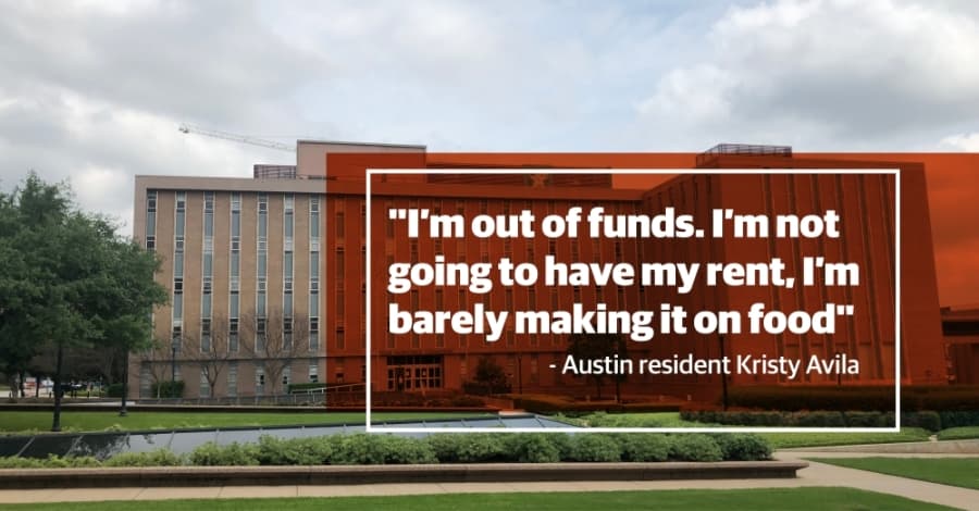 With Texas Workforce Commission overwhelmed by surging unemployment claims, Central Texas residents try to hang on