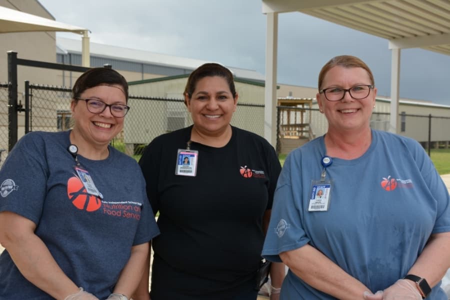 Katy ISD is serving free meals for children at select campuses during its temporary closure due to the COVID-19 pandemic. (Courtesy Katy ISD)