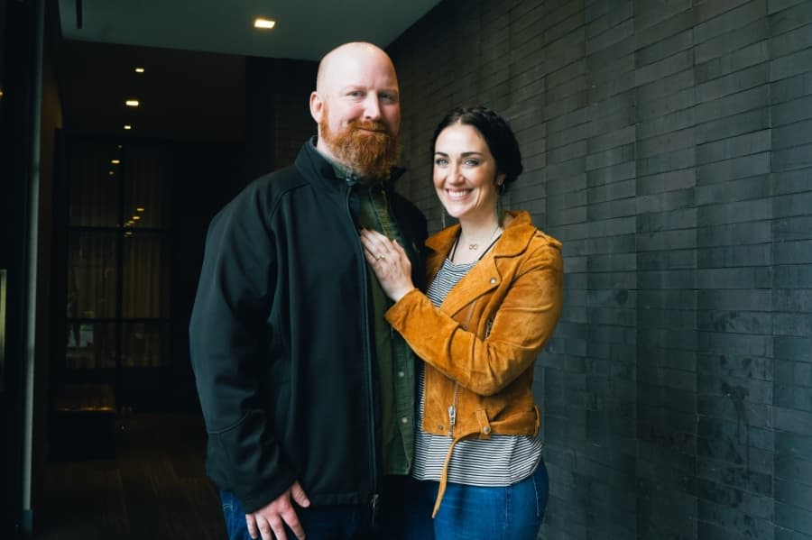 Husband and wife Mark C. Austin and Rachel Austin formed the Houston Music Foundation to help artists survive the collapse of local live music opportunities. (Courtesy Pooneh Ghana)