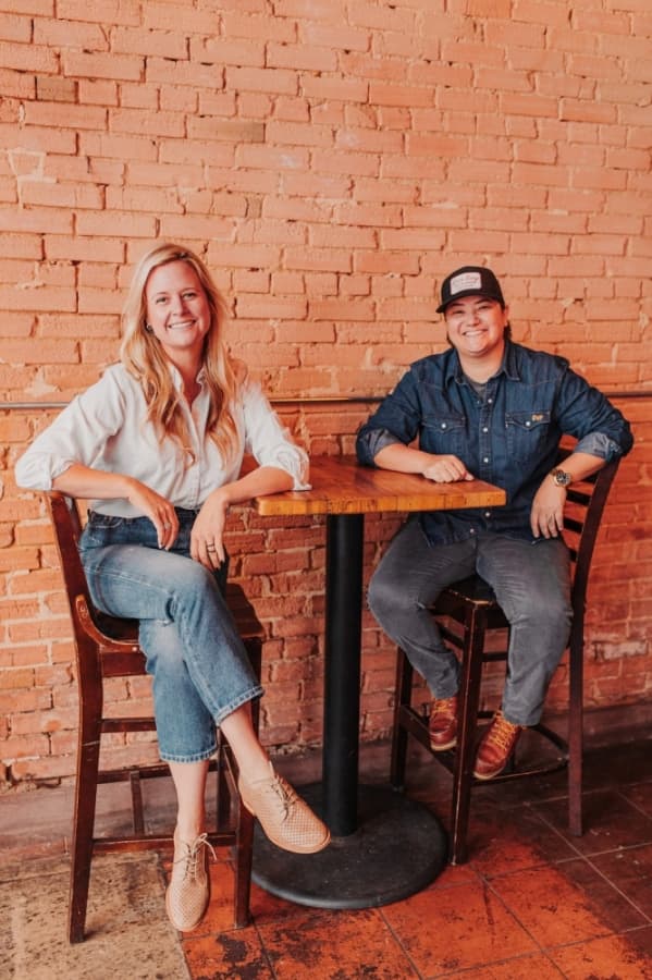 From left: Owners and operators Miley Holmes and Caroline Perini are some of the newest vendors to be announced at Harvest Hall in Grapevine. (Courtesy LDWW Group)