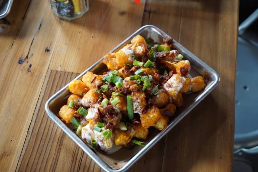 These loaded tots are on the menu at Easy Slider. (Courtesy LDWW Group)