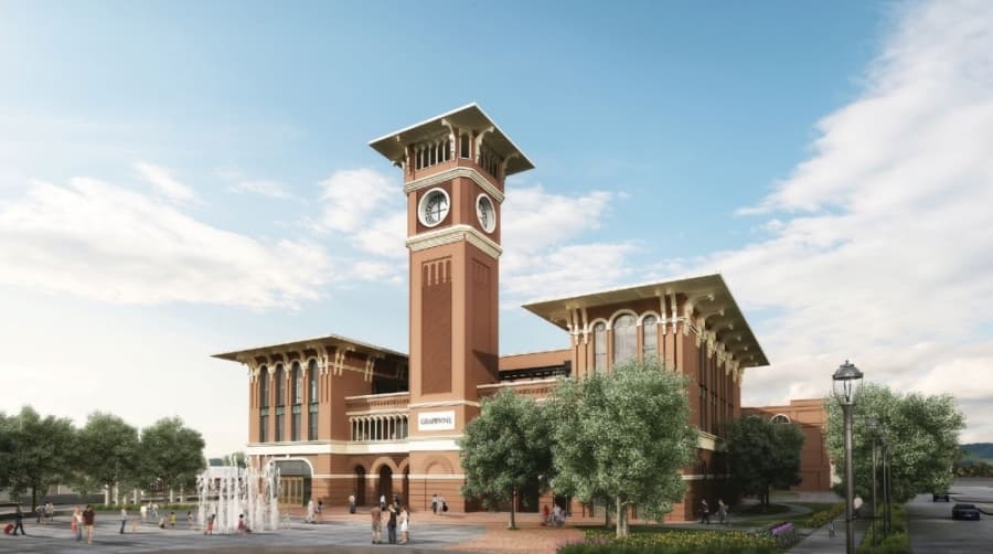 Harvest Hall is under construction and will be built in conjunction with the Hotel Vin. (Courtesy LDWW Group)
