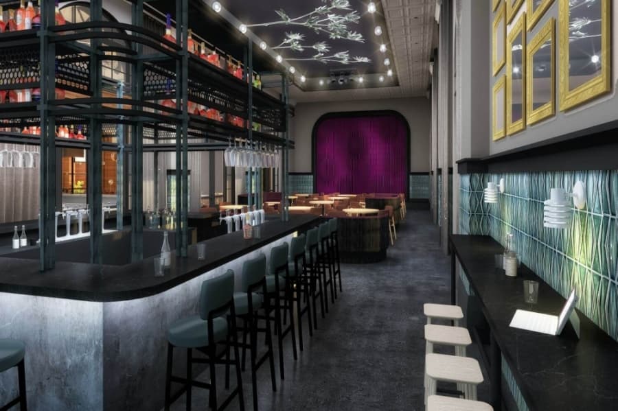 Harvest Hall will have seven kitchens in total as well as a bar area. (Courtesy LDWW Group)