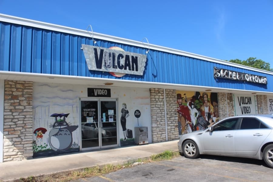 A photo of the exterior of Vulcan Video
