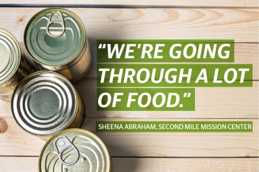 Second Mile Mission Center in Missouri City sees sharp increase in demand for food pantry services