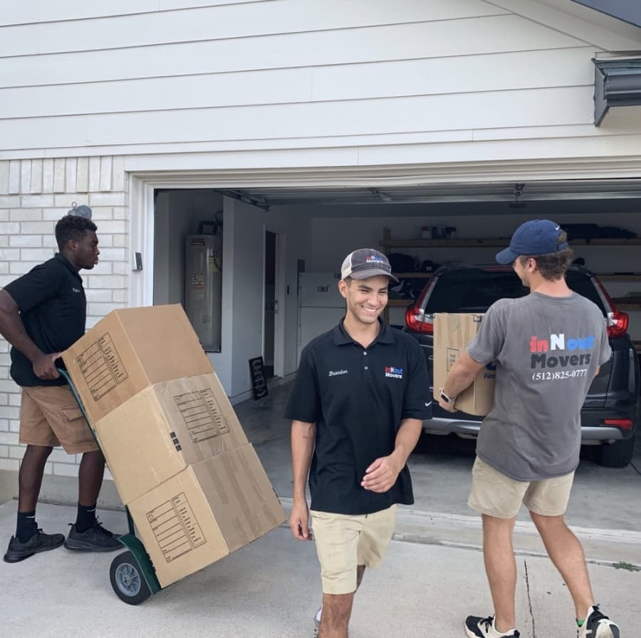 Hutto moving company inNout Movers celebrates one year of business in April