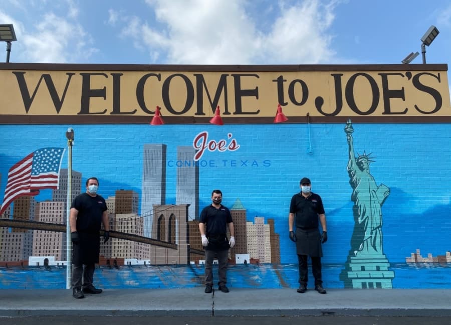 From left: Joe, Fidan and Nick Haliti run Joe's Italian Restaurant. (Courtesy Joe's Italian Restaurant)