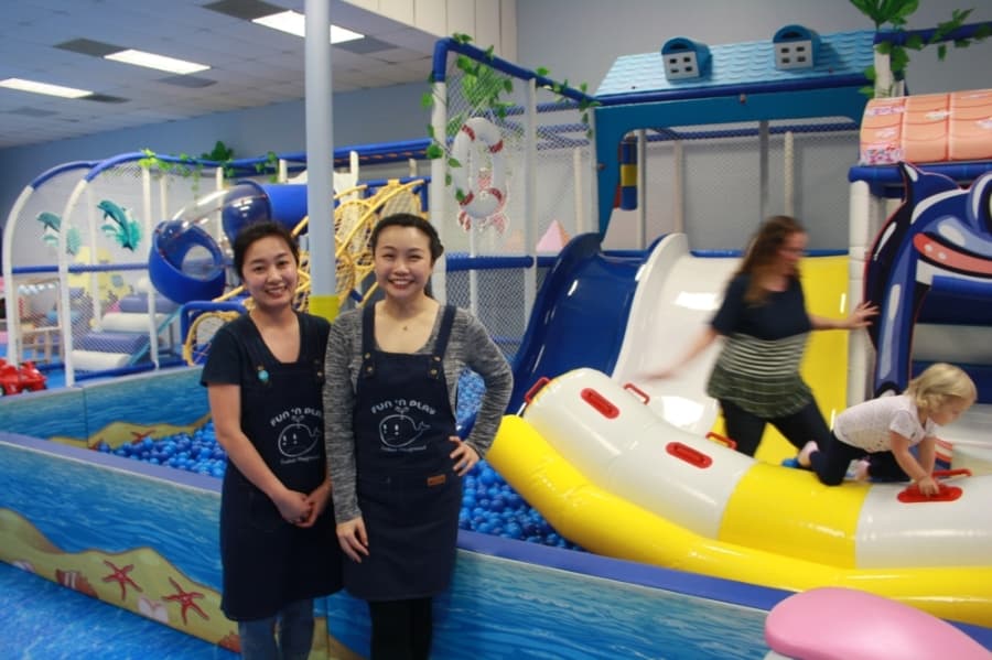 




Momo Chen (left) and Wendy Lee founded Fun N Play Indoor Playground in December 2018.