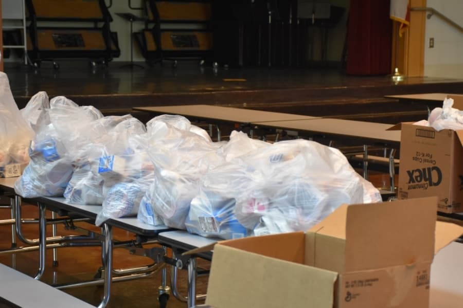 The district provides breakfast and lunch for students Mon.-Fri. (Makenzie Plusnick/Community Impact Newspaper)