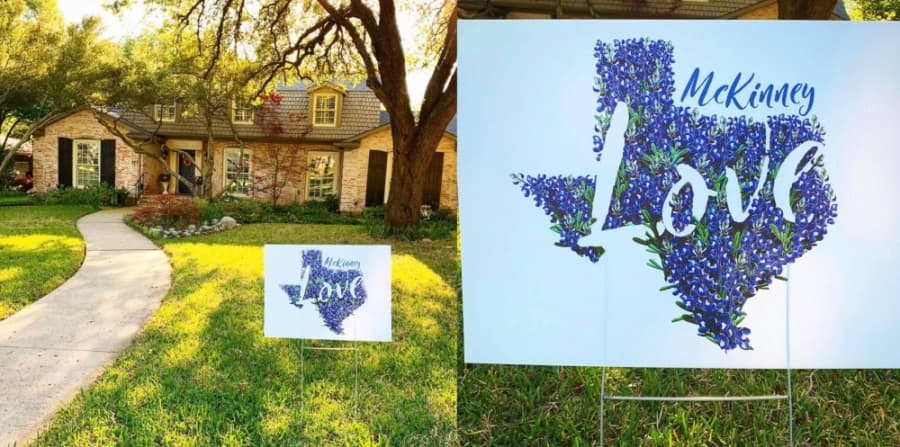 McKinney residents share the love with 'McKinney Love' yard signs