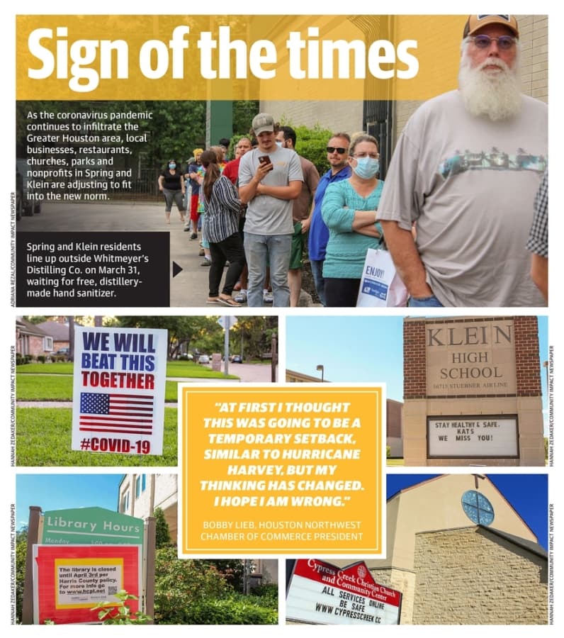 Coronavirus hits home: Health crisis shifts focus of Spring, Klein businesses, schools to online