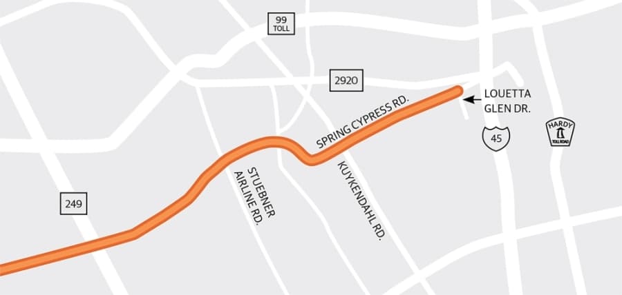 Spring Cypress Road construction wraps up three months early