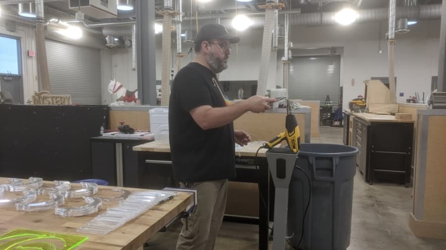 Georgetown High School teacher 3D-prints 500 face shields for Williamson County health care workers