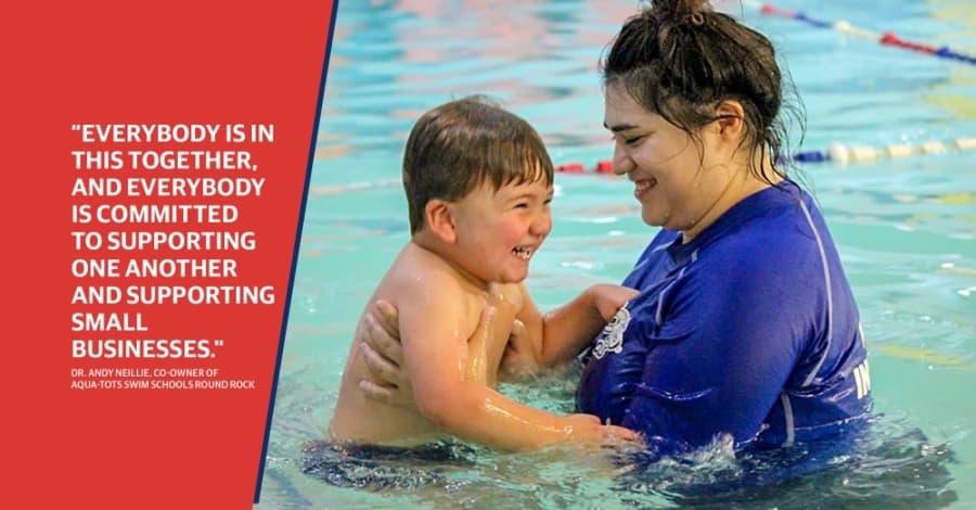 ‘In this together’: Round Rock Cares funding makes splash for local swim school