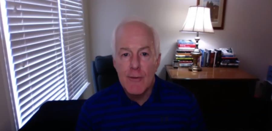Sen. John Cornyn says eligible Texans should receive stimulus checks by mid-April
