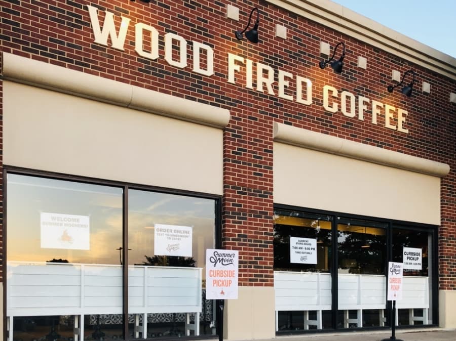 Summer Moon Wood Fired Coffee in Keller is still providing customers a number of options to get their coffee. (Ian Pribanic/Community Impact Newspaper)