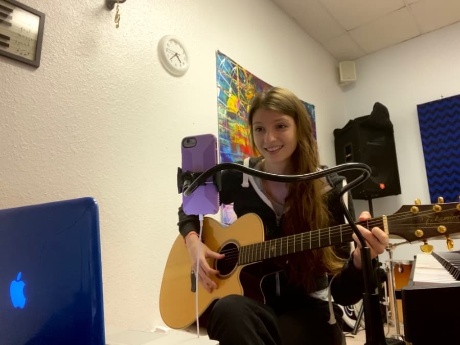 Radha School of Music owner Radha Windham has shifted her teaching style to use ear training exercises. (Courtesy Radha School of Music)