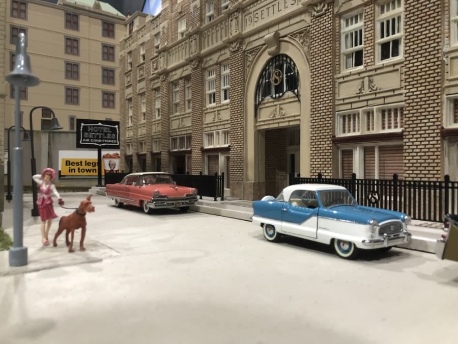 With the museum closed, staff are creating online educational outreach videos to help bring the museum to people digitally. This scene is from the museum's TrainTopia model train exhibit. (Courtesy Museum of the American Railroad)
