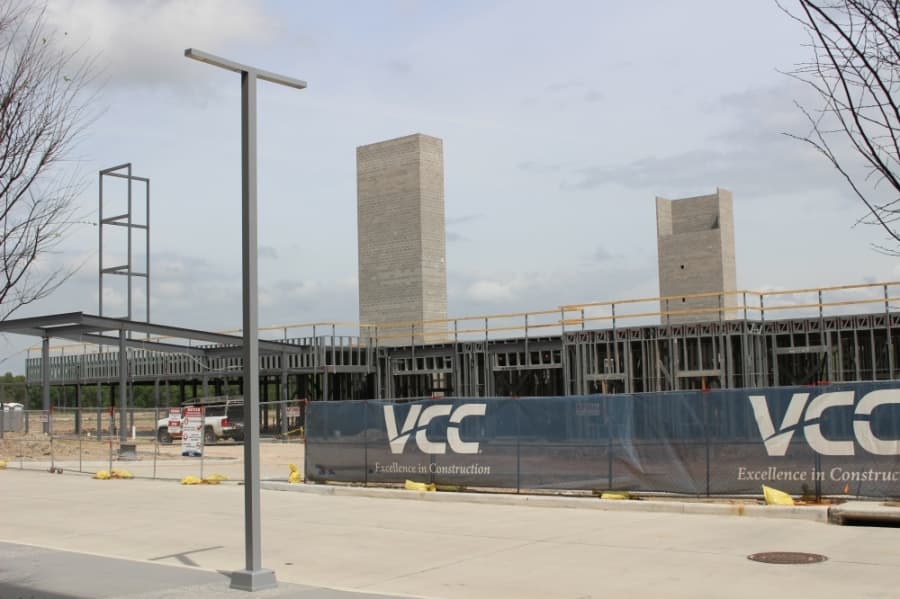 2. A Hyatt House Hotel is under construction in Shenandoah. (Andrew Christman/Community Impact Newspaper)