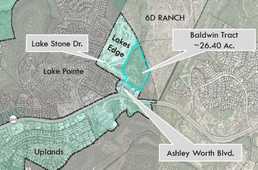 Baldwin Sports Park in Bee Cave moves forward with site development