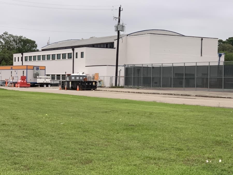 The former school gym is located in Missouri City at the corner of First and Louisiana streets. (Courtesy Fort Bend County Precinct 2)