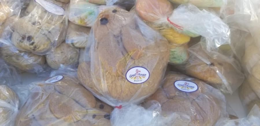 Great Harvest Bread Co. donated sweet rolls and bread to Friends of Sundown. (Courtesy Friends of Sundown)