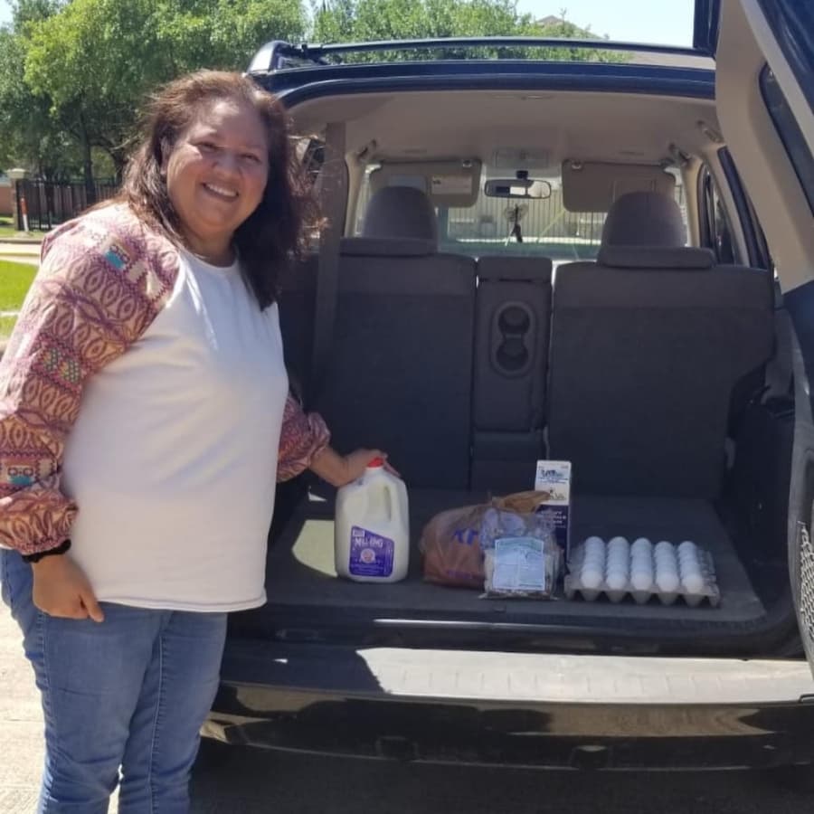 Blockhouse Coffee & Kitchen donated milk, eggs and produce to Friends of Sundown. (Courtesy Friends of Sundown)