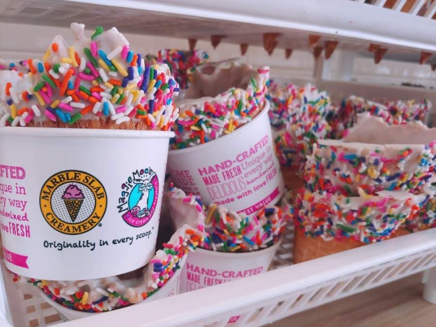 A new location of Great American Cookies and Marble Slab Creamery opened in Richmond. (Courtesy Karina Magalong)