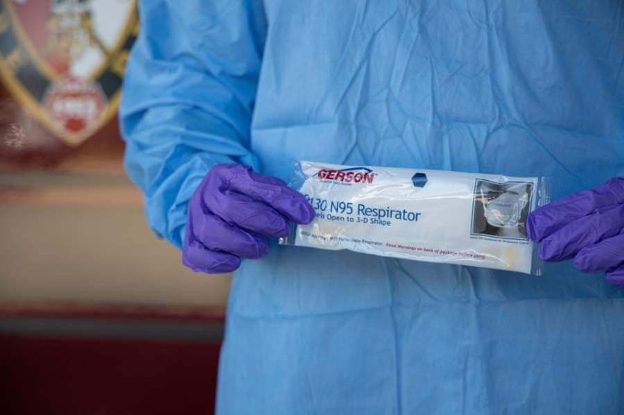 Thanks to a $5,000 grant for personal protective equipment, or PPE, that ExxonMobil pledged April 15, Logan said SFD will be able to replenish its PPE stock, including masks, gloves, surgical gowns and eye protection. (Courtesy Spring Fire Department)