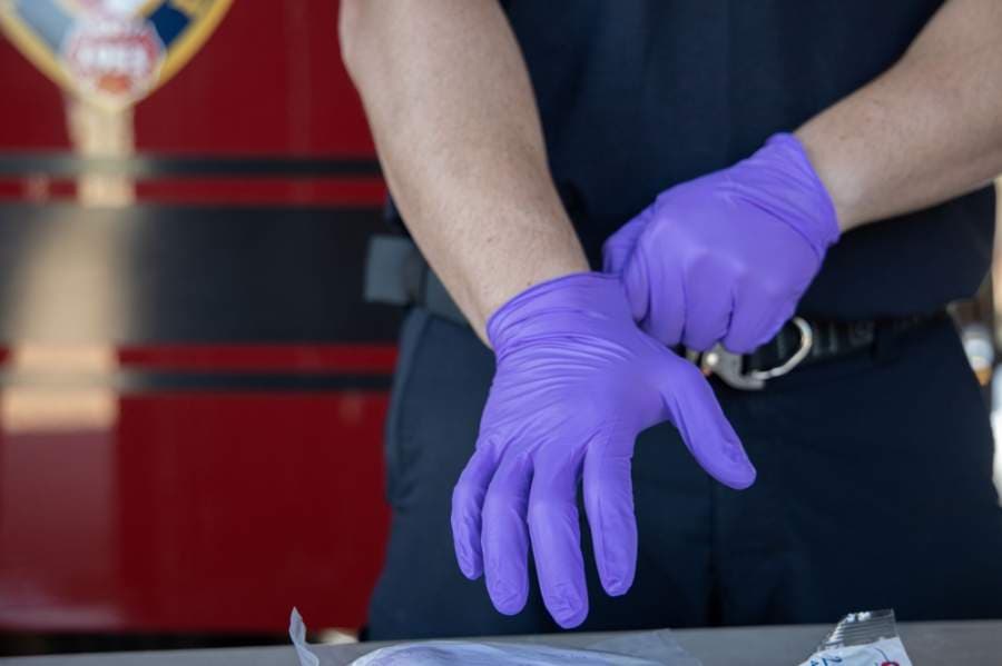 Thanks to a $5,000 grant for personal protective equipment, or PPE, that ExxonMobil pledged April 15, Logan said SFD will be able to replenish its PPE stock, including masks, gloves, surgical gowns and eye protection. (Courtesy Spring Fire Department)