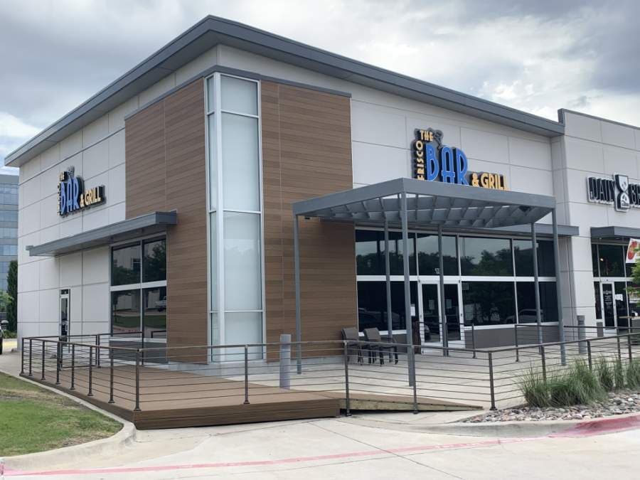 The Frisco Bar & Grill expanding covered patio seating while temporarily closed