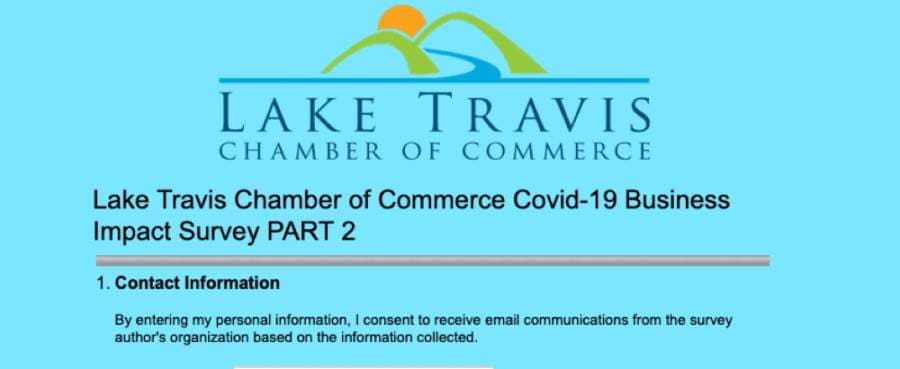 Lake Travis Chamber of Commerce surveying business owners on impact of COVID-19
