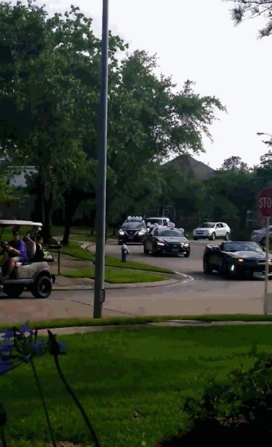 Fairfield Car Parades has put on dozens of parades for local children celebrating birthdays during the coronavirus pandemic. (Courtesy Leslie Feld)